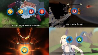 All Quick Time Events - Naruto Ultimate Ninja Storm (60FPS)