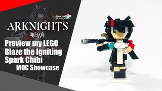 Preview my LEGO Arknights Blaze the Igniting Spark Chibi | Somchai Ud