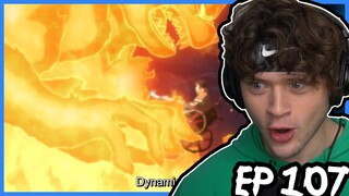 MIGHT GUY'S DYNAMIC ENTRY WHEELCHAIR ATTACK! || Boruto REACTION: Episode 107