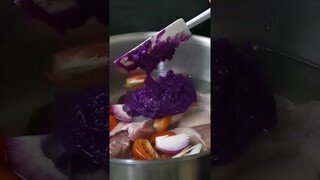 Kakaibang PORK SINIGANG SA UBE #shorts