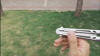 (一_一个人)8BALL玩法梳子演示带30倍慢速，非蝴蝶刀