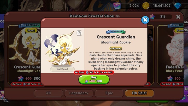 COSTUME NYA MOONLIGHT YIPPIEE