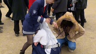 Why do you hold his hand instead of mine?