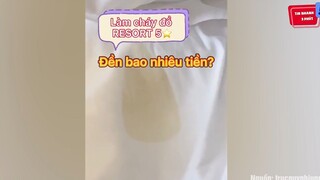 Làm 'CHÁY ĐỒ' trong phòng resort 5 sao, cô gái 'XỈU NGANG' khi nghe số tiền đền