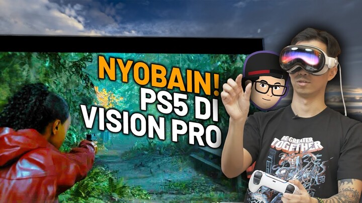 Nyoba PS 5 di Apple Vision Pro! | NYOBAIN ft @indratechlife