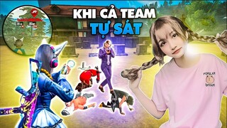 Ngân Kaito | [Free Fire] Team Tự Sát Để Mình Ngân 1 Cân 4 Và Cái Kết...!!!