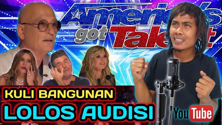 kuli bangunan ikut Audisi || x factor
