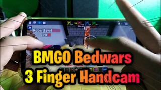 Blockman Go Bedwars Handcam With 3 Finger!!!