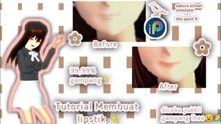 Tutorial membuat lipstik || SAKURA SCHOOL SIMULATOR