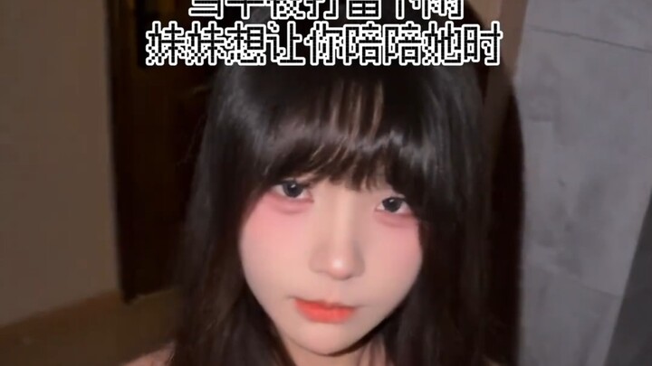 Em gái dũng cảm, ăn ngon với bò bò!