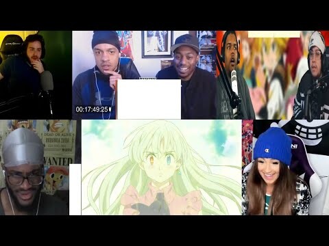 SEVEN DEADLY SINS EPISODE 23 REACTION MASHUP!!