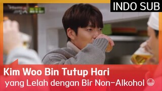 Kim Woo Bin Tutup Hari yang Lelah dengan Bir Non-Alkohol 😁 #UnexpectedBusiness2 🇮🇩INDO SUB🇮🇩