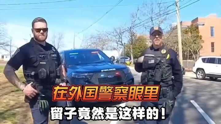 Turns out, in the eyes of foreign cops, Chinese international students are all good kids who love do