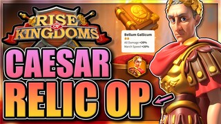 Double Relic Caesar [crazy test results] Rise of Kingdoms