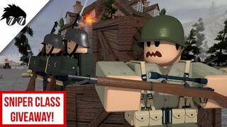 Behind Enemy Lines | Roblox D Day Sniper (GIVEAWAY)