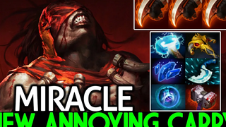 MIRACLE Bloodseeker ตัวพกพาใหม่ที่น่ารำคาญพร้อมความเร็วในการโจมตี Build Dota 2