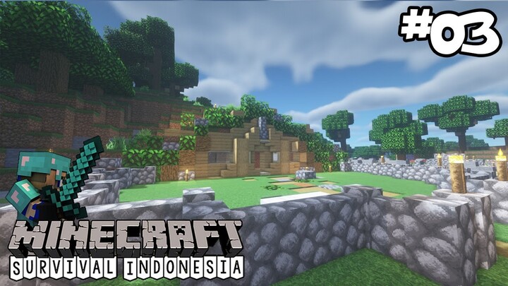 MINECRAFT SURVIVAL INDONESIA EP03 | Membuat Rabbit Hole untuk Tambang!!