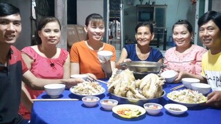 Tặng Mẹ Món Quà Kỷ Niệm và Thưởng Thức Nồi Cháo Gà Thơm Ngon Bên Gia Đình| TKQ & Family T473