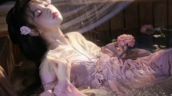 【โซนห้องอาบน้ำ】“ดอกไบฮัวสีม่วง”