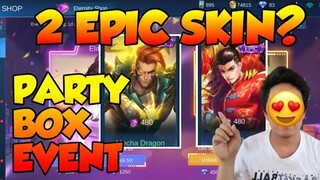 SWERTE O MALAS? 2 EPIC SKIN? PARTY BOX