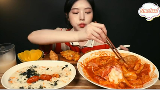 Bánh gạo Yupdduk đầy ắp phô mai, miến xúc xích và cháo trứng phần 5 #anngonmoingay
