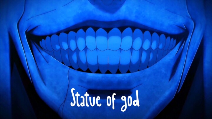 Smiling statue of god - solo leveling