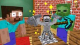 Monster School : BUILDING CHALLENGE - Minecraft Animation