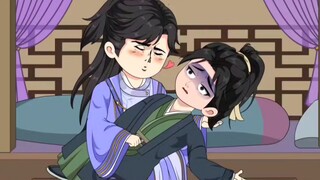我是少爷的书童，自幼伺候少爷读书。十六那年，他抱我上了榻