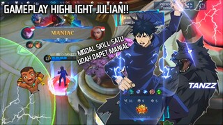 Gameplay Julian HIGHLIGHT Build Ga Ngotak!! Modal SKILL Satu Musuh Auto Rata🔥 - Tanzz Gameplay