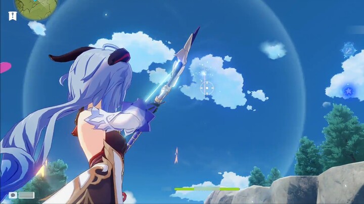 [เก็นชินอิมอิมแพกต์] กันหยู เกินระยะการมองเห็น 500 เมตร มีลูกธนู 2 ลูก และ 6 กอง