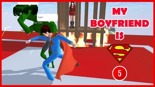 [Film] My Boyfriend is Superman - Episode 5 || SAKURA School Simulator