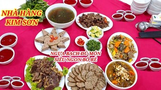 Mâm Ngựa Bạch Đủ Món Nhà Hàng Kim Sơn Làm Hàng Triệu Dân Nhậu Say Mê Thai Lạng Sơn