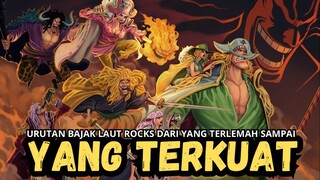 Urutan Kru Bajak Laut Rocks Dari Yang Terlemah Sampai Yang Terkuat !!!