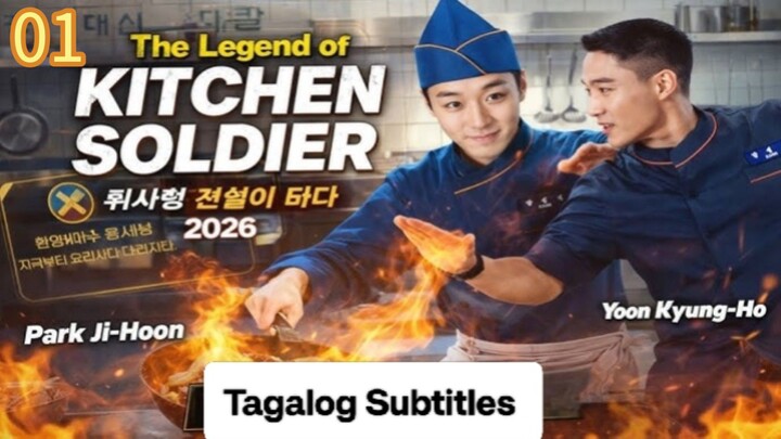 Kdrama:"The L€g€nd 0f K1tch€n $0ld1er"(Enlist in the army)Ep 1