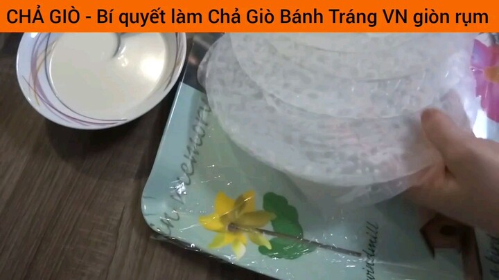 bí quyết làm chả giò