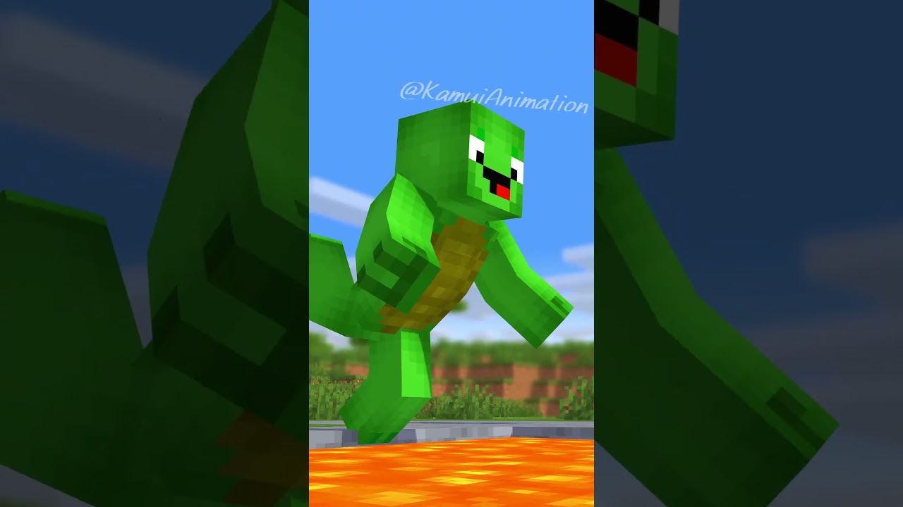 JJ helps Mikey - Minecraft Animation #shorts #minecraft #maizen - BiliBili