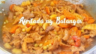 AFRITADANG BATANGAS | BATANGAS AFRITADA | PORK AFRITADA