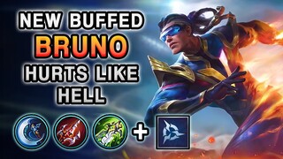 Wow! The New Buffed Bruno Hurts Like Hell | Mobile Legends