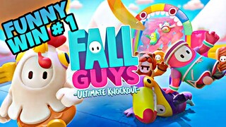 FUNNY WIN # 1 | Fall Dude | Fall Guys Ultimate Knockout