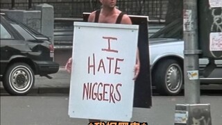 男人挂着种族歧视的标语来到黑人街区，竟然是因为....