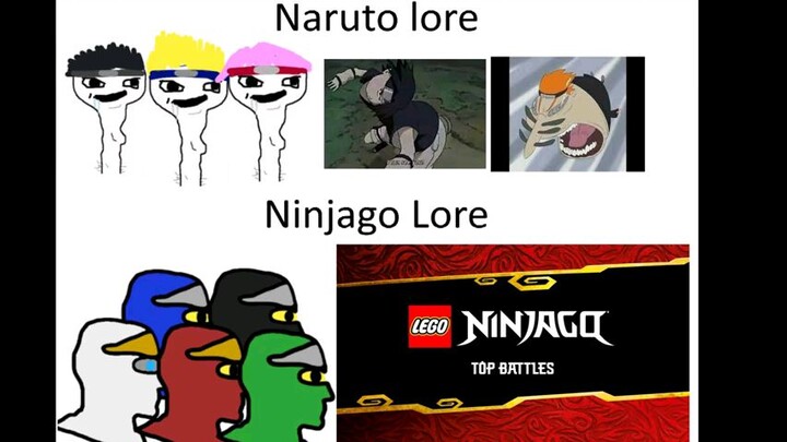 naruto lore vs ninjago lore skrrt