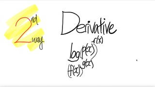 2nd way: derivative  ∫log (f(x))^g(x) (p(x))^r(x)