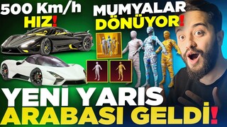 OHA! OYUNA YENİ YARIŞ ARABALARI GELDİ! BÜTÜN MUMYA SETLERİ GERİ DÖNÜYOR! (YARIŞ ARABALARI) PUBG Mobi