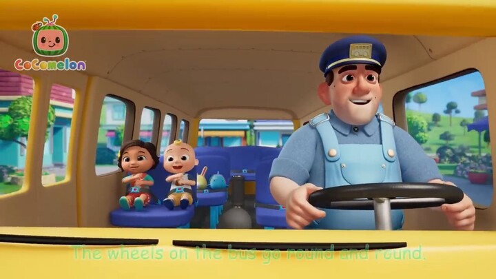 Wheels on the Bus  Rocket Rescue CoComelon Nursery Rhymes