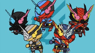 [Bản dựng/chuyển thể Kamen Rider] điệu nhảy xe tăng thỏ