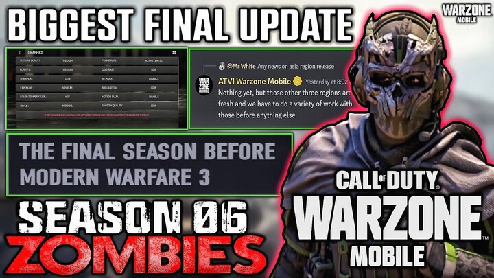 Warzone Mobile Biggest Final Update | Warzone Mobile Season 6 Update Zombie Mode Gameplay | WZM News
