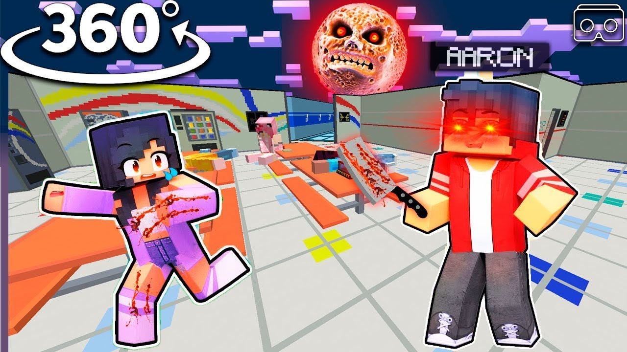 Aphmau saving friends from SONIC.EXE in Minecraft 360° - BiliBili