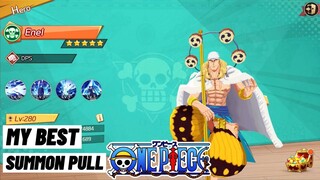 I Got 5 Star Enel! My Best Summon Pull OP Straw Hat Chase