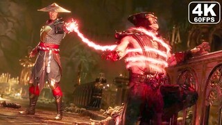 Dark Raiden Destroys Shinnok Scene - Mortal Kombat Onslaught