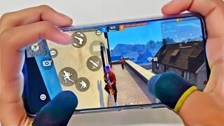 REALME NARZO 20 PRO FREE FIRE GAMEPLAY TEST 4 FINGER CLAW HANDCAM M1887 ONETAP HEADSHOT 90HZ DISPLAY